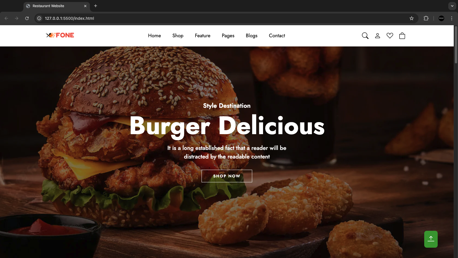 Restaurant Website